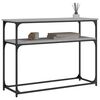 vidaXL Console Table Grey Sonoma Engineered Wood Narrow Console Table