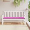 vidaXL Patio Bench Cushion Pink 59.1x19.7x1.6" Oxford Fabric