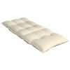 vidaXL Highback Chair Cushion Set of 4 Cream