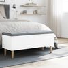 vidaXL Storage Bench White and Light Gray
