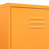 vidaXL Wardrobe Mustard Yellow Steel Large Levelers Wardrobe