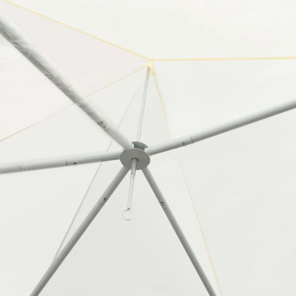 vidaXL Outdoor Gazebo Cream PA-coated polyester, powder-coated steel Large
