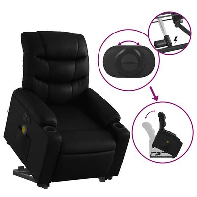  Installation or assembly diagram with close-up of cup holder and a depiction of reclining chair