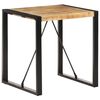 vidaXL Dining Table Natural Wood and Black