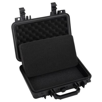 vidaXL Portable Flight Case Black 11.8"x8.7"x3.9" PP