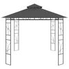 vidaXL Gazebo Anthracite Steel Large Portable Gazebo Rectangular