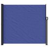vidaXL Retractable Side Awning Blue 100% polyester with PU coating