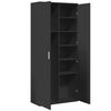 vidaXL Highboard Black 31.5"x13.8"x70.9" Engineered Wood
