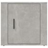 vidaXL Bedside Cabinet Set of 2 Concrete Grey Engineered Wood