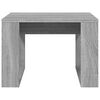 vidaXL Side Table Gray Sonoma Engineered Wood Small Durable Side Table