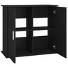 vidaXL Aquarium Stand Black Engineered wood 31.9 x 14.2 x 28.7 in