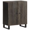 vidaXL Sideboard Black Solid mango wood Medium Sideboard Rectangular