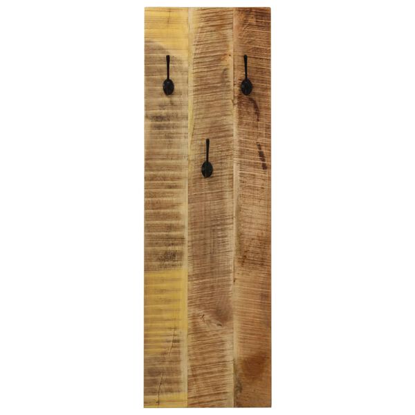 vidaXL Coat Rack Set of 2 Brown Solid mango wood and powder-coated steel