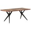 vidaXL Dining Table Mixed color Solid reclaimed wood 70.9x35.4x29.9 in