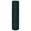 vidaXL Euro Fence Steel 82ftx4.9ft Green
