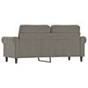 vidaXL 2-seater Sofa Light grey Velvet (100% polyester), metal, plywood