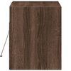 vidaXL TV Wall Cabinet Brown Oak Engineered wood Standard Wall mounting