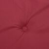 vidaXL Patio Chair Cushions 2 pcs Wine Red 19.7x19.7x1.6" Oxford Fabric
