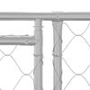 vidaXL Dog Cage Silver 236.22 x 78.74 x 78.74 in Galvanised Steel