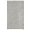 vidaXL Shoe Cabinet Set of 2 Concrete Grey Engineered Wood 19.7 in