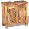vidaXL Bathroom Furniture Set Various shades of brown Solid mango wood