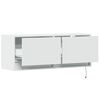 vidaXL TV Wall Cabinet White Engineered wood 39.4x12.2x15.0 in