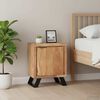 vidaXL Bedside Cabinet Natural Wood Solid Acacia Wood Medium