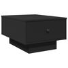 vidaXL Coffee Table Black Engineered wood, metal Medium Coffee Table