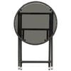 vidaXL Bistro Set Black, Cream