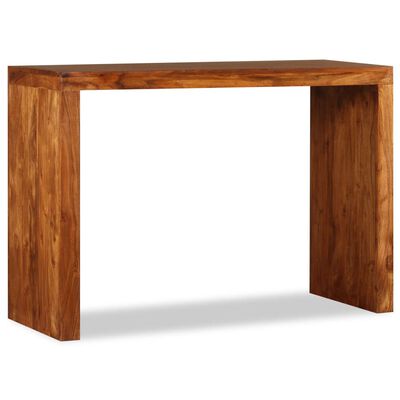 vidaXL Console Table Solid Wood with Honey Finish 43.3"x15.7"x29.9"