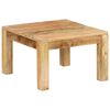 vidaXL Coffee Table Natural Solid Mango Wood Small Durable