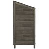 vidaXL Garden Shed Anthracite Solid fir wood Medium Garden Shed