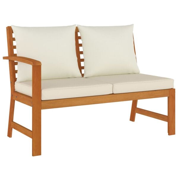 vidaXL Patio Dining Set Natural Solid Acacia Wood Standard Modular