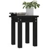 vidaXL Coffee Table Black Solid pine wood Small Classic/Traditional