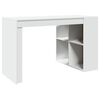 vidaXL Office Desk White Engineered wood Medium Office Desk