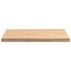 vidaXL Kitchen Worktop Oak Solid Oak Wood 31.5x25.0x1.6 in Durable