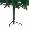 vidaXL Artificial Christmas Tree Green PVC, Steel 5.9 ft tall