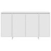 vidaXL Sideboard White 53.15 x 16.14 x 29.53 in Engineered Wood