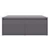 vidaXL Coffee Table High gloss gray Engineered wood Medium Coffee Table