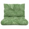 vidaXL Pallet Cushion Leaf Pattern Oxford fabric Standard