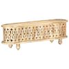 vidaXL TV Stand 47.2"x11.8"x15.7" Solid Wood Mango