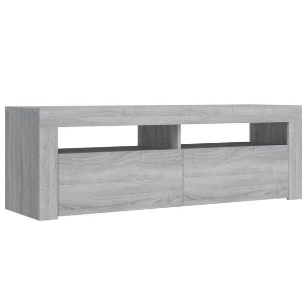vidaXL TV Cabinet Grey Sonoma Engineered Wood Medium TV Cabinet