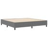 vidaXL Platform Bed Frame Light Grey 78.74 x 78.74 in Fabric