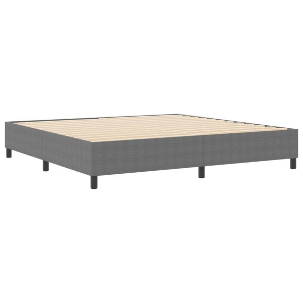 vidaXL Platform Bed Frame Light Grey 78.74 x 78.74 in Fabric