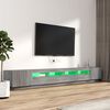 vidaXL TV Cabinet Set Grey Sonoma Engineered Wood Large TV Cabinet Set