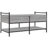 vidaXL Coffee Table Grey Sonoma Engineered wood, metal Medium