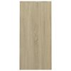 vidaXL Desk Sonoma oak Engineered wood