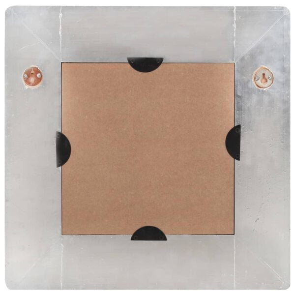 vidaXL Aviator Mirror Silver Metal 19.7 x 19.7 in Decorative Inlays