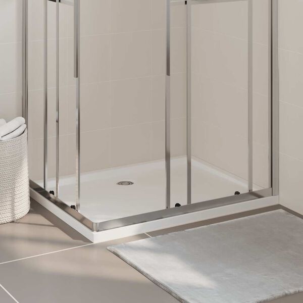vidaXL Rectangular ABS Shower Base Tray 31.5"x39.4"