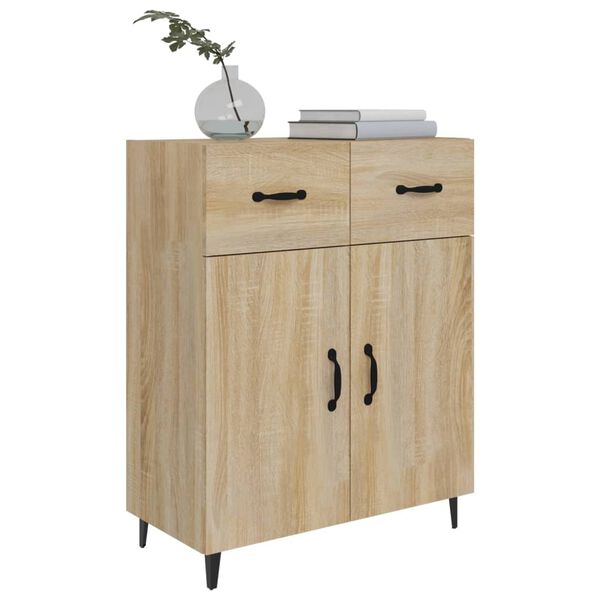 vidaXL Sideboard Sonoma oak Engineered wood Medium Sideboard